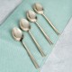 Łyżeczki do herbaty Excellent Houseware 139744 zestaw 4 złote sztućce