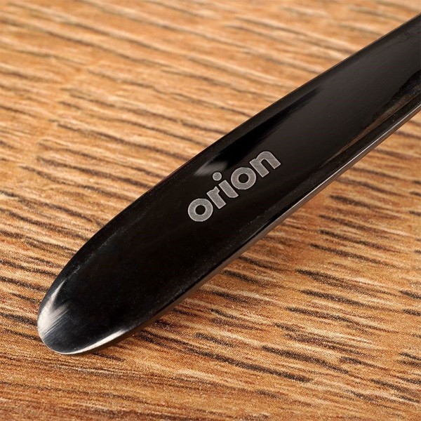 Ложки для чаю Orion Black, 2 шт, металеві чорні, набір столових приборів