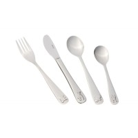 Набір столових приладів, Kinghoff KH-3586, для дітей, 4 елементи (ложка, виделка, ніж)