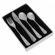 Sztućce dla dzieci, KINGHOFF, KH-3586, komplet 4 elementy (widelec, nóż, łyżka, łyżeczka)
