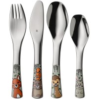 Набір столових приладів WMF Forest Friends, для дітей, 4 ел., дитяча серія (лісові звірята)