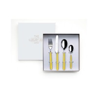 Набір столових приладів, MEPRA CicognaSunFlo Fantasia, для дітей, комплект дитячих столових приборів