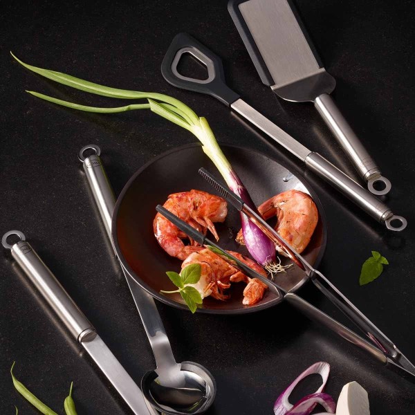 Łyżka do gotowania RÖSLE z silikonową końcówką — do garnka i patelni