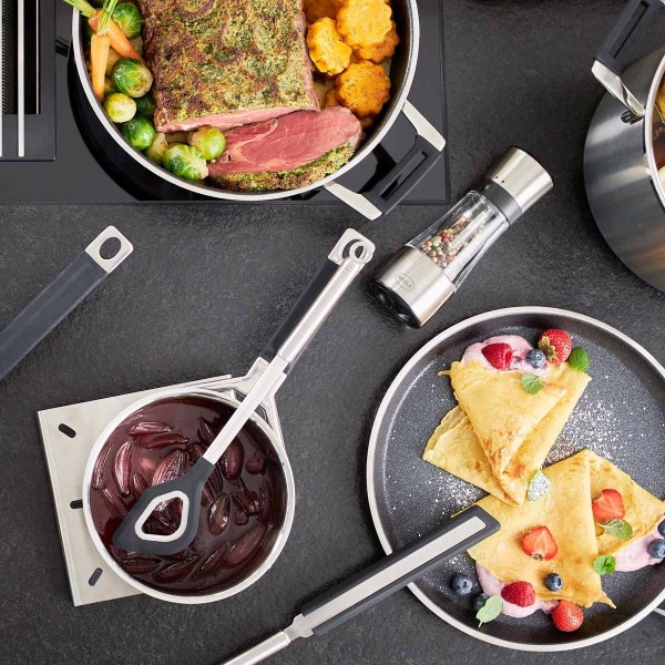 Łyżka do gotowania RÖSLE z silikonową końcówką — do garnka i patelni