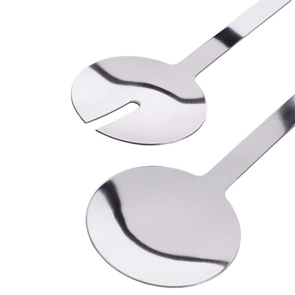 Ложки для сервірування, Excellent Houseware, 2 шт, сталеві срібні, для салатів 139394