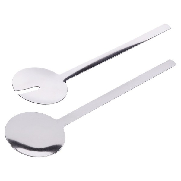 Ложки для сервірування, Excellent Houseware, 2 шт, сталеві срібні, для салатів 139394