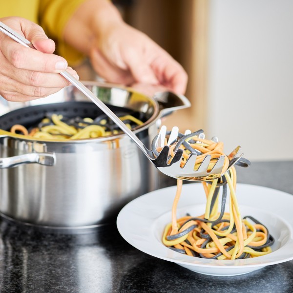 Łyżka do spaghetti, Roesle Spaghetti 29,5 cm, z haczykiem, stal nierdzewna