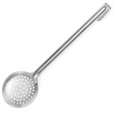 Łyżka cedzakowa HACCP ze stali Kitchen Line śr. 115 mm - Hendi 528204