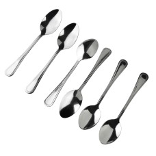 Zestaw 6 łyżek do zupy CHAMOMILE Komplet 19 cm - idealny do serwowania zup