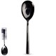 Łyżka do serwowania, Orion 144607, stal nierdzewna, czarna, 25 cm