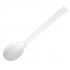 Łyżka do sałatek z tworzywa SAN do 80C biała dł. 335 mm - Hendi 564400