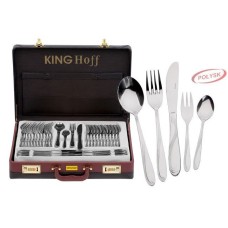 Zestaw sztućców KiNGHOFF 72 elem. KH-3508, połysk, idealny do eleganckiego nakrycia stołu