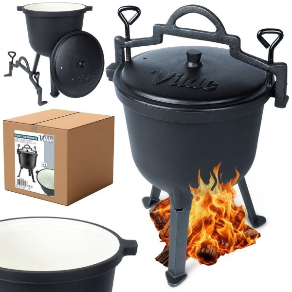 Kociołek żeliwny emaliowany VILDE 199050 (8 l)