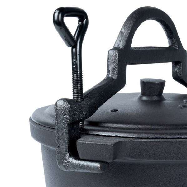 Котелок, Cast Line VILDE 199049, чавунний 4 л на ніжках з кришкою для вогнища