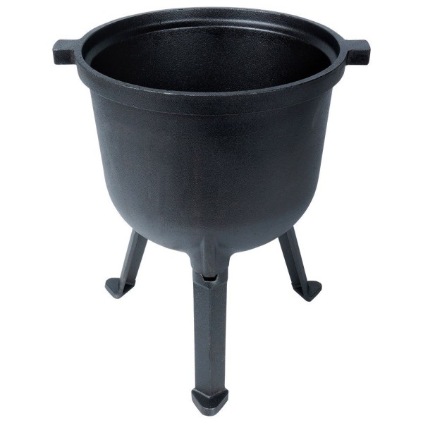 Казан-котел, Cast Line VILDE 199051, чавунний 8 л на ніжках з кришкою для готування на вогні