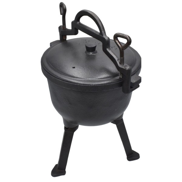 Kociołek żeliwny Brunbeste BB-2665 15L do gotowania na ognisku i biwaku