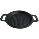 Kociołek Żeliwny Kinghoff KH-1733 8.0L z Patelnią Grill 2 w 1 do Gotowania i Grillowania na Ognisku