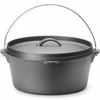 Kociołek żeliwny myśliwski śr. 310 mm 7,2 l do zup i gulaszy nad ognisko