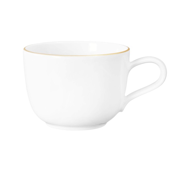 Zestaw filiżanek do kawy Seltmann Liberty Goldline 260 ml, 6 sztuk – idealny na spotkania przy kawie