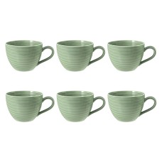 Zestaw 6 filiżanek do kawy Seltmann Beat Color Glaze 260 ml do serwowania espresso