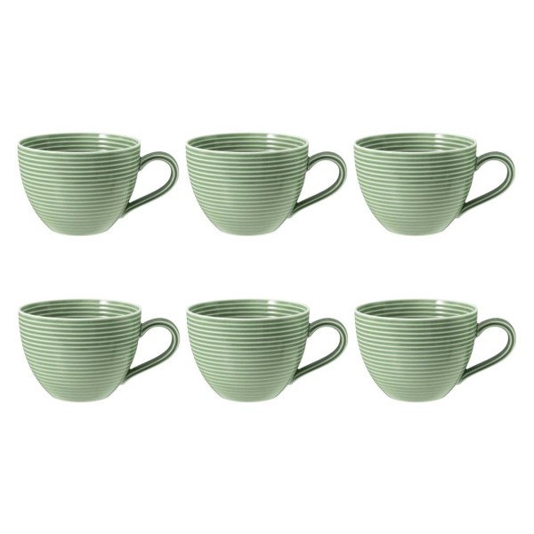 Zestaw 6 filiżanek do kawy Seltmann Beat Color Glaze 260 ml do serwowania espresso