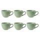 Zestaw 6 filiżanek do kawy Seltmann Beat Color Glaze 260 ml do serwowania espresso