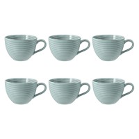 Набір кавових чашок Seltmann Beat Color Glaze, 6 шт, 350 мл для щоденного використання