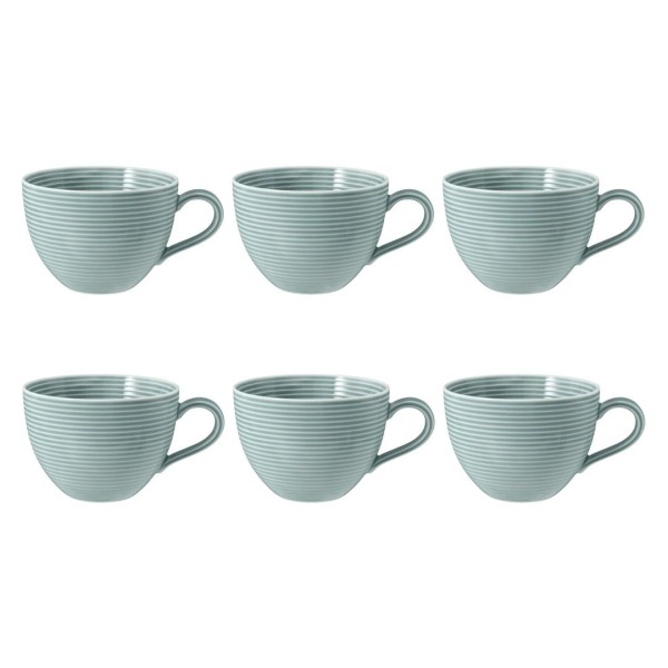 Набір кавових чашок Seltmann Beat Color Glaze, 6 шт, 350 мл для щоденного використання