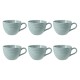 Набір кавових чашок Seltmann Beat Color Glaze, 6 шт, 350 мл для щоденного використання