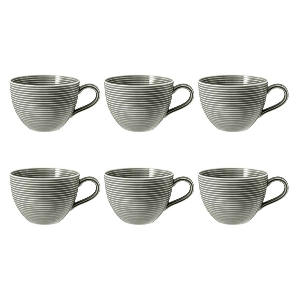 Набір чашок для кави Seltmann Beat Color Glaze, 6 шт, 350 мл для дому та кафе