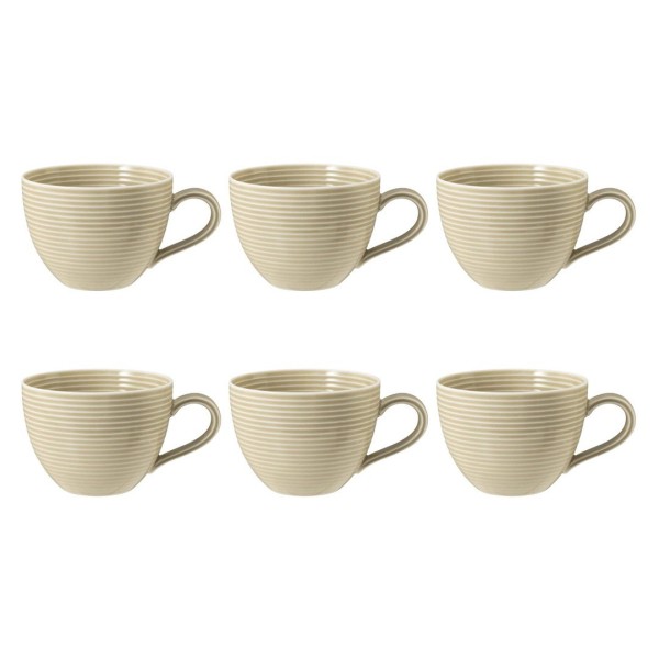 Набір чашок для кави Seltmann Beat Color Glaze 260 мл, 6 шт.
