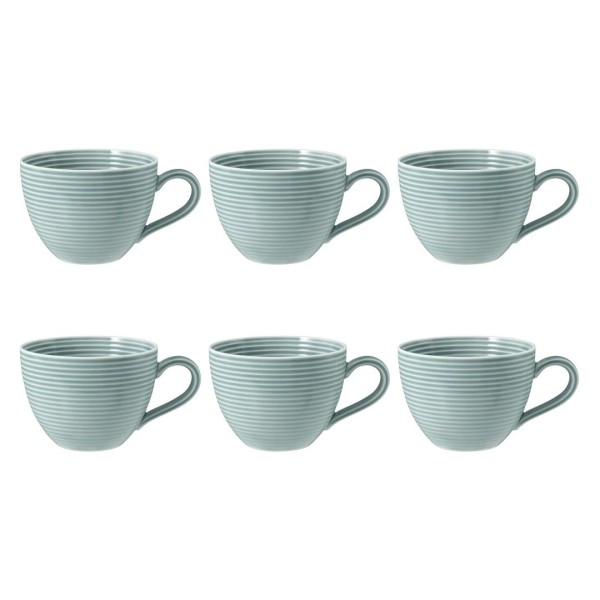Набір чашок для кави Seltmann Beat Color Glaze, 6 шт, 260 мл, для щоденного користування