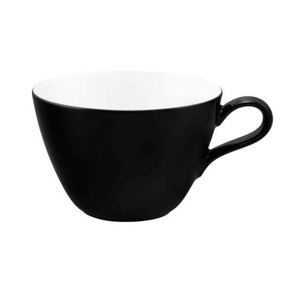 Zestaw 6 filiżanek do kawy Seltmann Life Fashion Glamorous Black 370 ml – do serwowania kawy w domu lub w kawiarni
