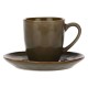 Zestaw filiżanek do espresso ROSE&TULIPANI Concerto Grigio Tortora 90 ml - idealne do serwowania kawy