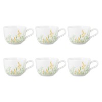 Набір кавових чашок Seltmann Meadow Grasses Green, 6 шт, 260 мл для кави