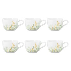 Набір кавових чашок Seltmann Meadow Grasses Green, 6 шт, 260 мл для кави