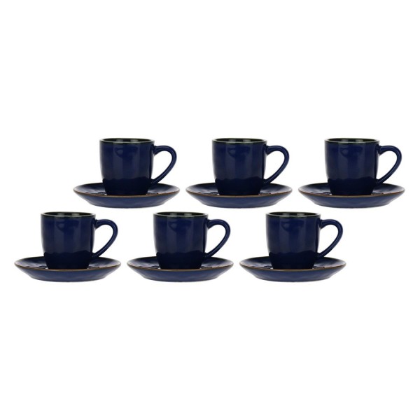 Zestaw filiżanek do espresso Rose&Tulipani Concerto Blu Cobalto 90 ml 6 szt.