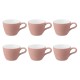Набір чашок для еспресо Seltmann Life Fashion Posh Rose 6 шт, 90 мл