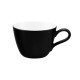 Zestaw filiżanek do kawy SELTMANN Life Fashion Glamorous Black 240 ml, 6 sztuk - idealny do serwowania espresso w domu i kawiarni