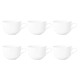 Zestaw 6 filiżanek do kawy Seltmann Liberty Goldline 380 ml do serwowania espresso