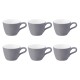Набір чашок для еспресо Seltmann Life Fashion Elegant Grey 90 мл 6 шт.