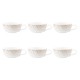 Zestaw 6 filiżanek do herbaty Seltmann Liberty Krakelee 280 ml – idealne do serwowania herbaty