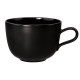 Zestaw filiżanek do kawy Seltmann Liberty Velvet Black 380 ml, 6 sztuk - idealny do serwowania espresso i cappuccino