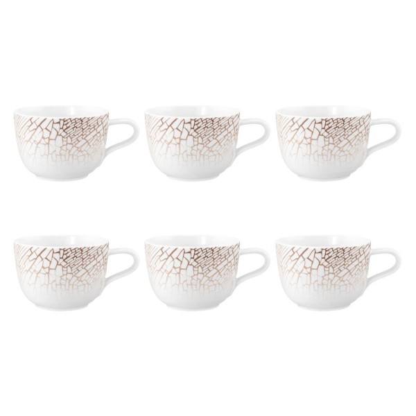 Zestaw filiżanek do kawy SELTMANN Liberty Krakelee 260 ml, 6 sztuk