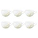 Zestaw filiżanek do kawy Seltmann Meadow Grasses Green 6x380 ml idealny na spotkania