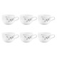 Застава чашок Seltmann Liberty Dark Rose Hip, 6 шт, 380 мл для кави