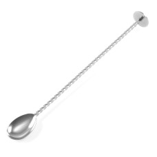 Łyżka barmańska, Hendi 593097, stal nierdzewna, dł. 266mm do miksowania drinków