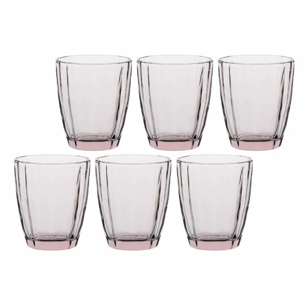 Zestaw szklanek ROSE&TULIPANI Amami 6 szt. 320 ml jasnoróżowy do napojów