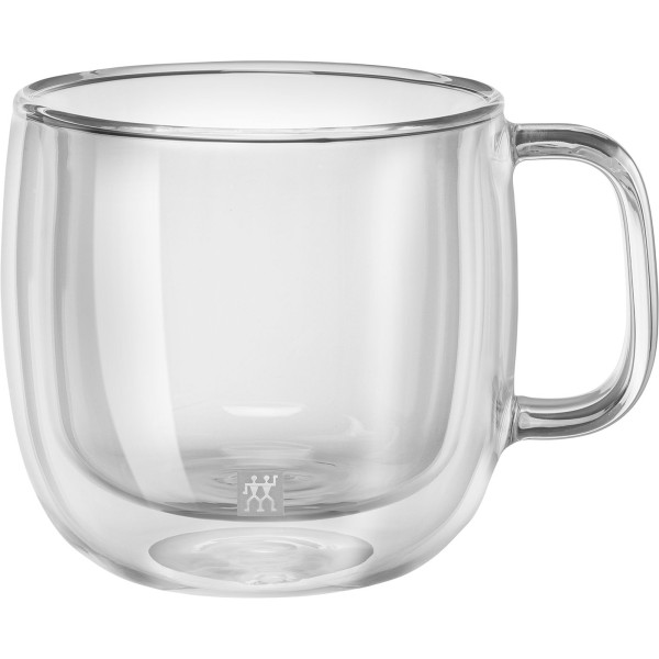 Zestaw szklanek do cappuccino Zwilling Sorrento Plus 450 ml z uchwytem, 2 sztuki