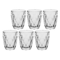 Zestaw 6 szklanek Rose&Tulipani Diamond 270 ml do napojów